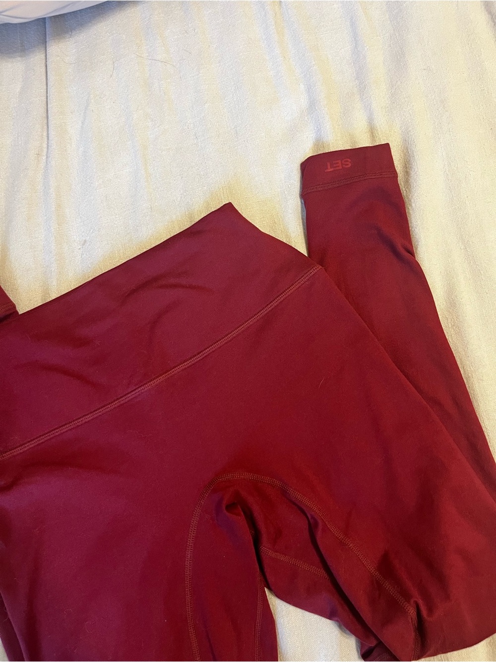 Deep Red SET Active Formcloud Leggings